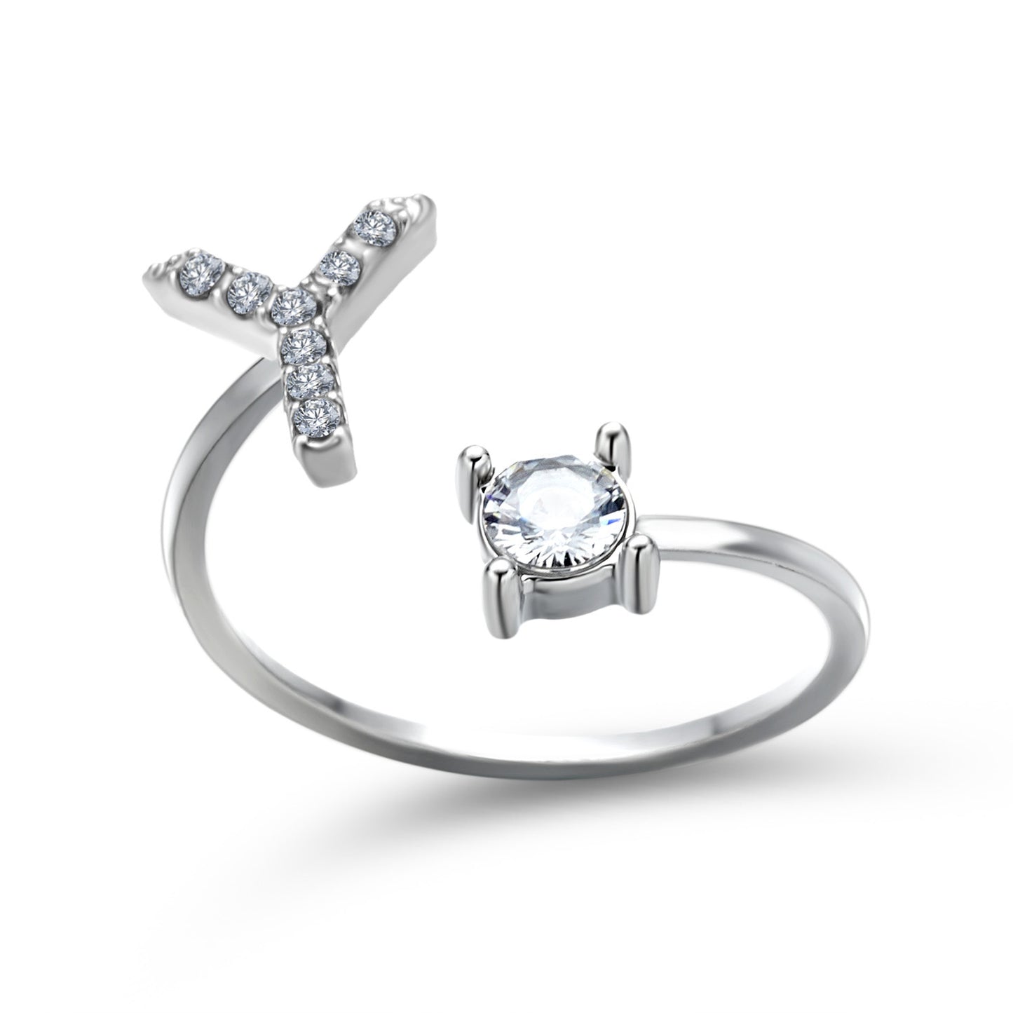 Adjustable Rings With Initial