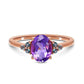 Hand Decorated Natural Topaz Amethyst  Crystal