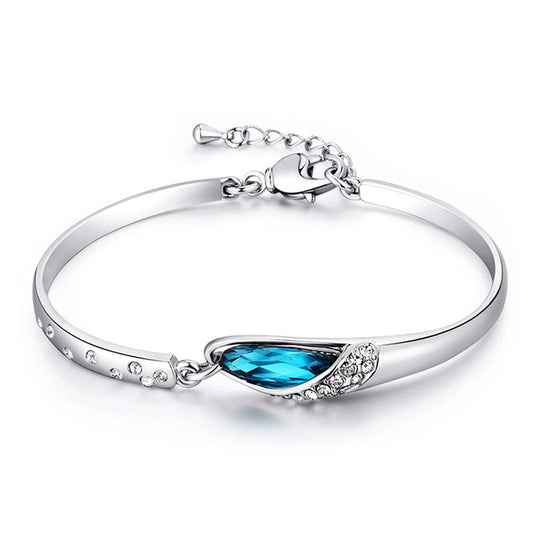 Sterling Silver Color Stone Bracelet