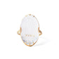 Summer Vintage Ice Crystal Floating Flower Ring