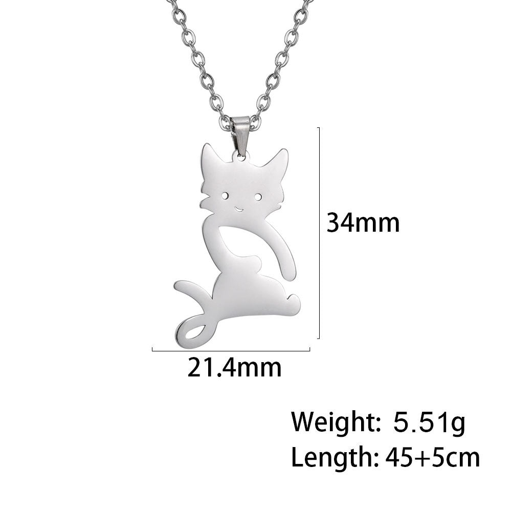 Fashion Cute Animal Penguin Goldfish Necklace