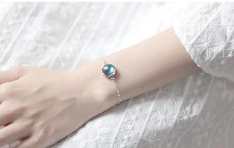 Aurora Forest Necklace Gemstone S925 Silver Elegant Jewelry