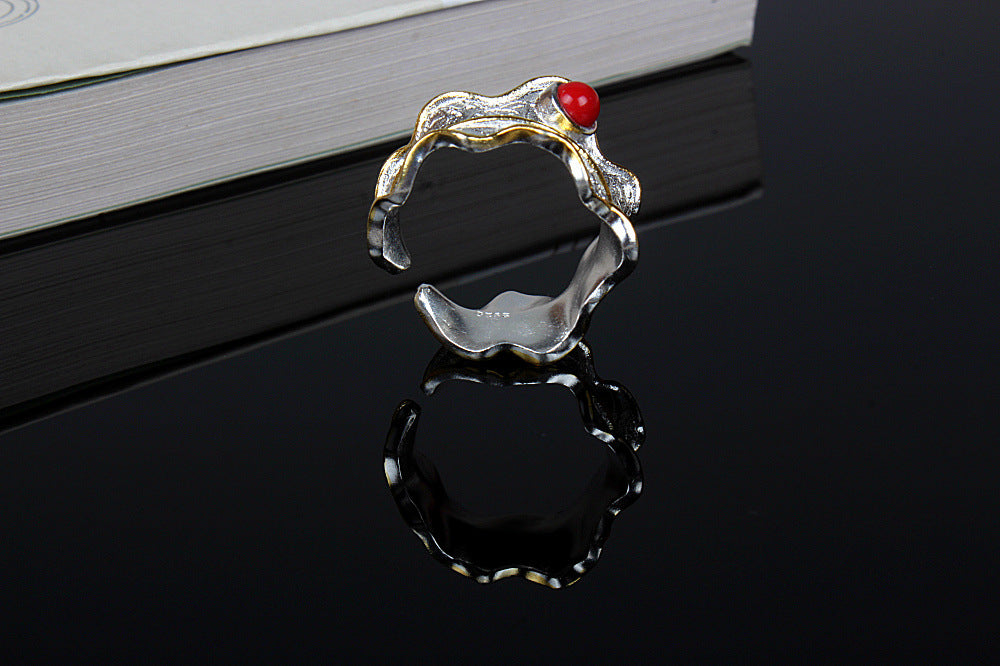 Unisex Exaggerated Whole Wrap Gem Finger Ring