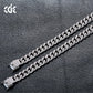 Amazon cross-border European and American Hip hop men's bracelet Cuban chain