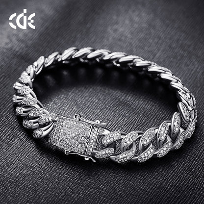 Amazon cross-border European and American Hip hop men's bracelet Cuban chain