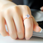 Crystal Zircon Wedding Ring for women