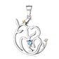 S925 Sterling Silver Love Necklace Mother's Day Series Sweater Chain