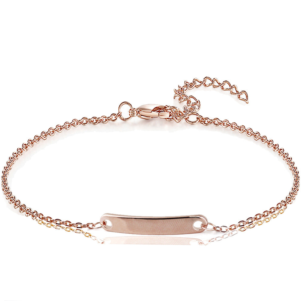 Stainless steel engraved bracelets for men