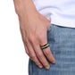 Rainbow Pride Love Promise Stainless Steel Men's Ring