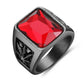 Red Zircon Gemstone Rings