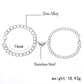 Magnetic Stainless Steel Heart Charm Couple Bracelet