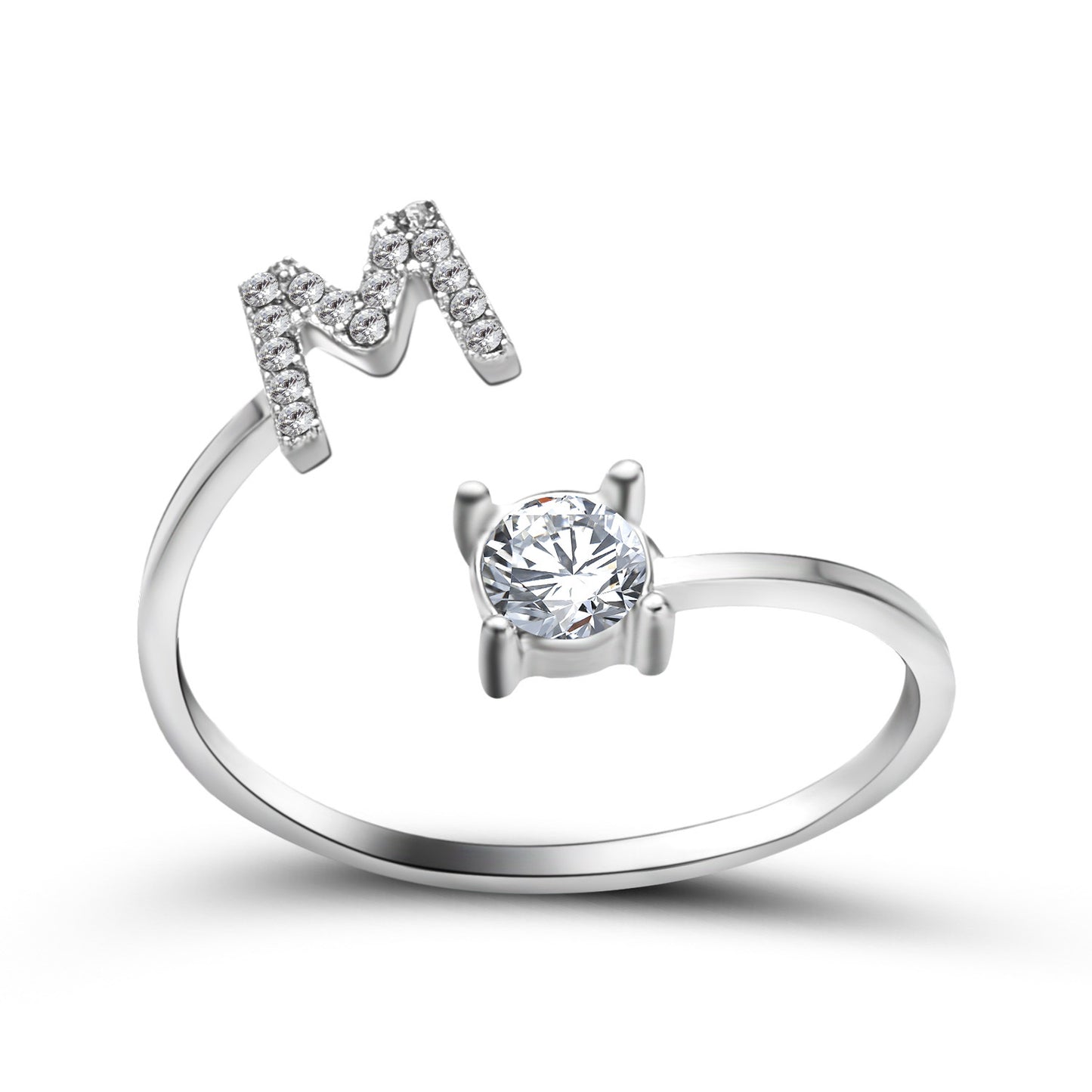 Adjustable Rings With Initial