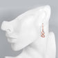 Dangling Infinity Earrings Made with  Elements