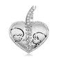 Original Sentimental Mended Heart Necklace Ins Style S925 Sterling Silver