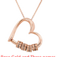 Thanksgiving Heart Love Pendant Necklace