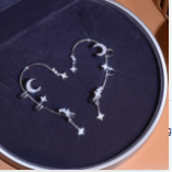 Star And Moon Eardrops