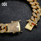 Amazon cross-border European and American Hip hop men's bracelet Cuban chain