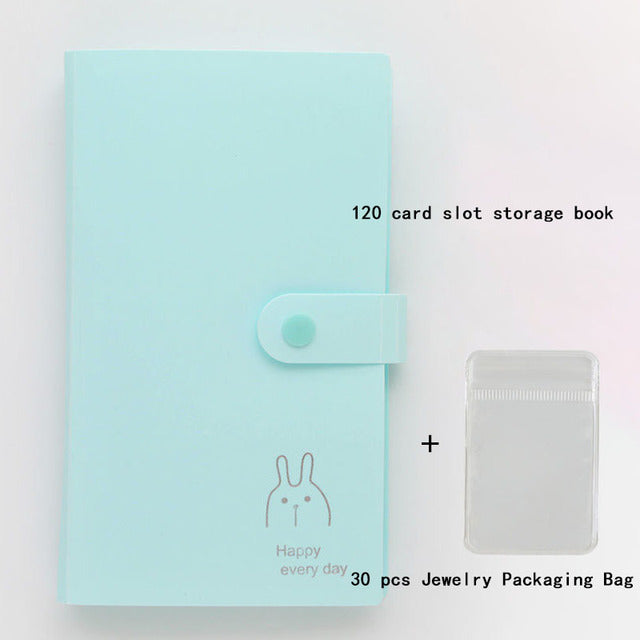Dustproof & Durable Coloring Transparent Jewelry Storage Book