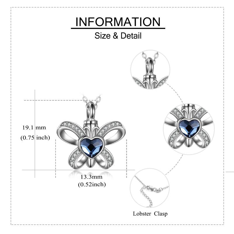 Cremation urn Necklace Jewelry for Women size