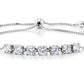 18K White Gold Plated Plated 4 Pack Set