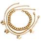 3 Piece Chain and Butterfly Bracelet Set