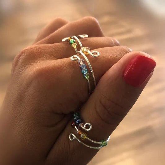 Anti Stress fidget rings for anxiety
