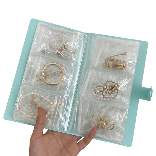 Dustproof & Durable Coloring Transparent Jewelry Storage Book