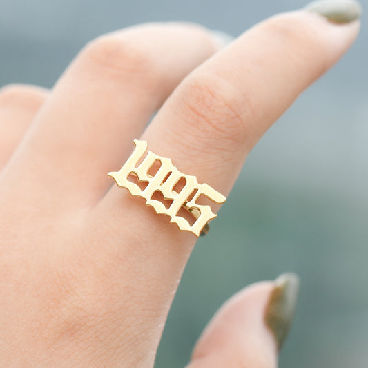 Stainless Steel Age Ring