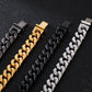 Titanium Steel Personality Cuban Chain Men's Bracelet