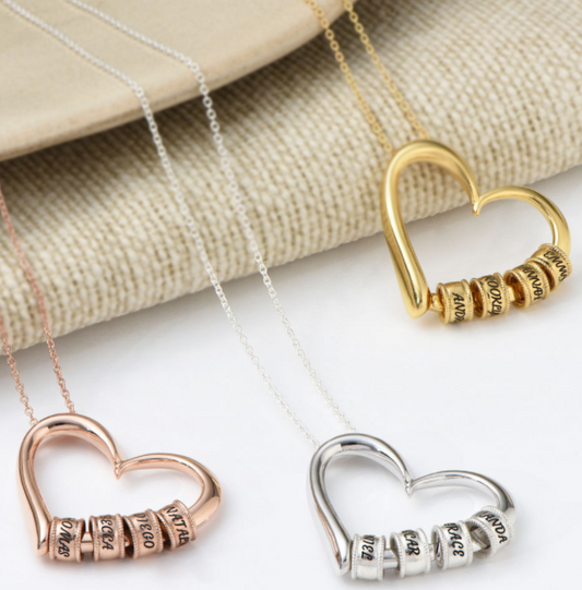 Thanksgiving Heart Love Pendant Necklace