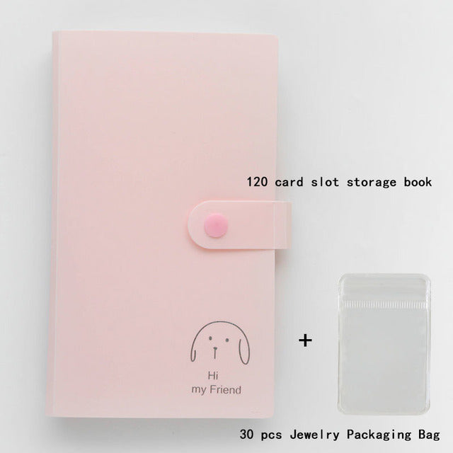 Dustproof & Durable Coloring Transparent Jewelry Storage Book