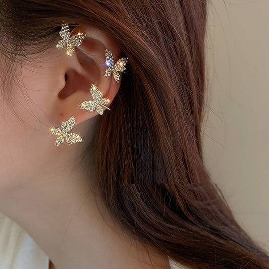 Butterfly Ear Hook Without Pierced Bone Clip