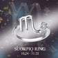 925 Sterling Silver Zodiac Sign Ring