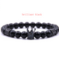 Natural Stone Crown Bracelet