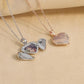 Diamond Heart-shaped  Frame Clavicle Chain Necklace