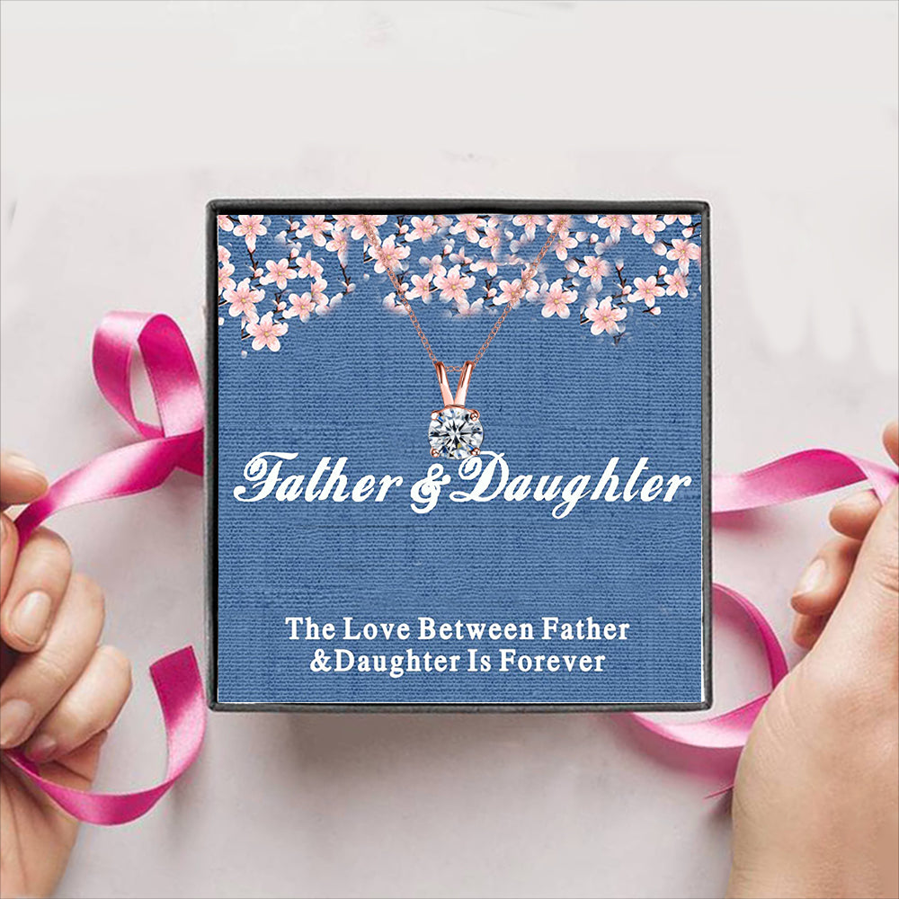 Father & Daughter Gift Box + Necklace (5 Options to choose from)