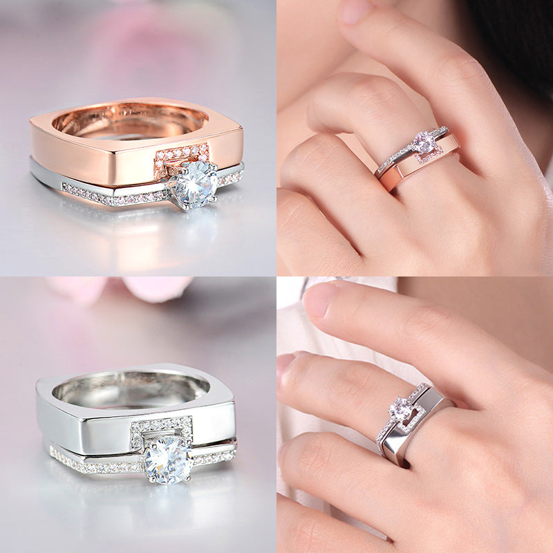 simple sterling silver ring for women