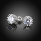 Royal Crown  Crystal Stud Earrings