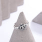 S925 Sterling Silver Ring Crown Push Pull Design Index Finger Ring