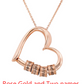 Thanksgiving Heart Love Pendant Necklace