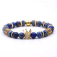 Natural Stone Crown Bracelet