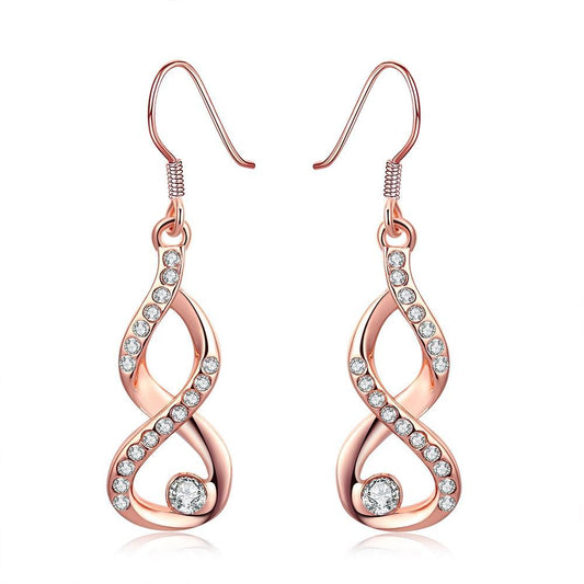 Dangling Infinity Earrings Made with  Elements
