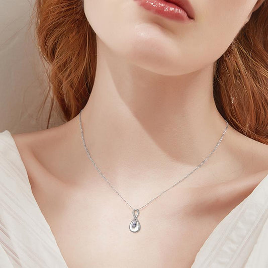 Cremation urn necklace for Human Pets memorial
