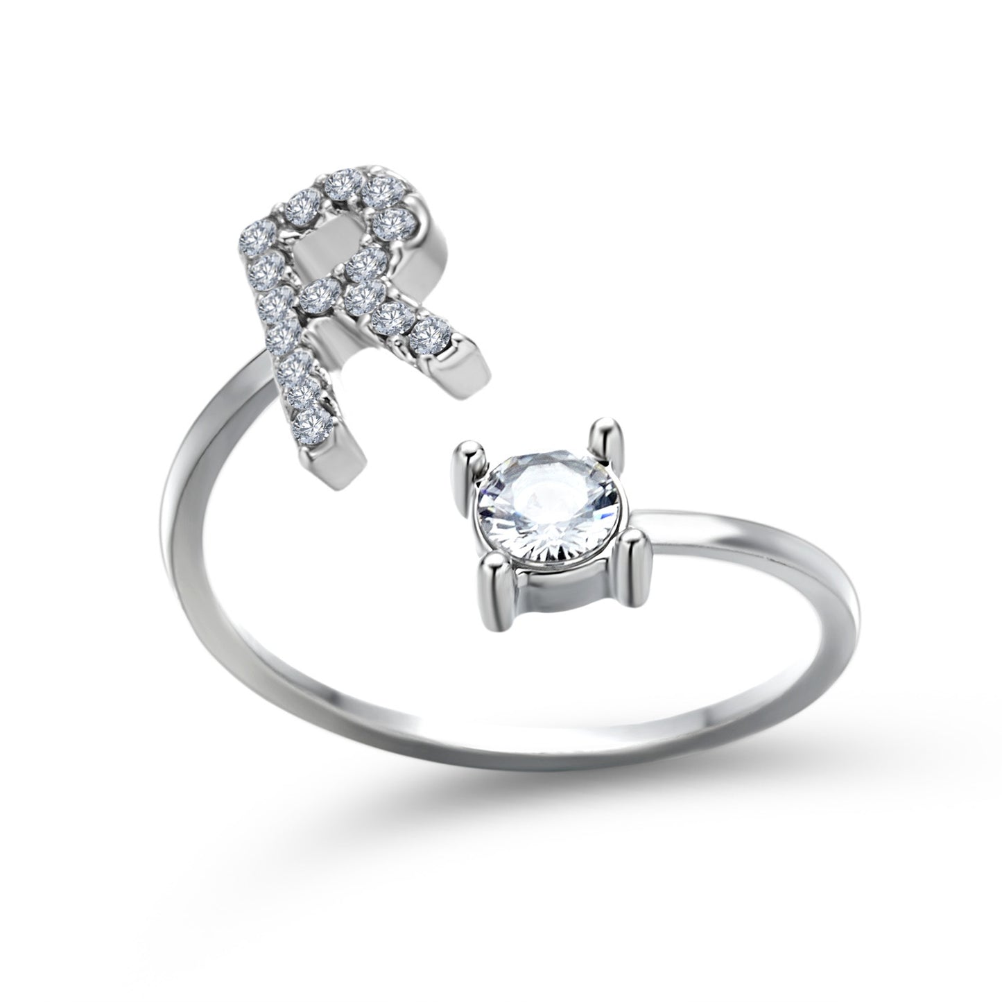 Adjustable Rings With Initial