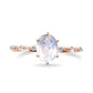 Hand Decorated Natural Topaz Amethyst  Crystal