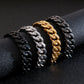 Titanium Steel Personality Cuban Chain Men's Bracelet