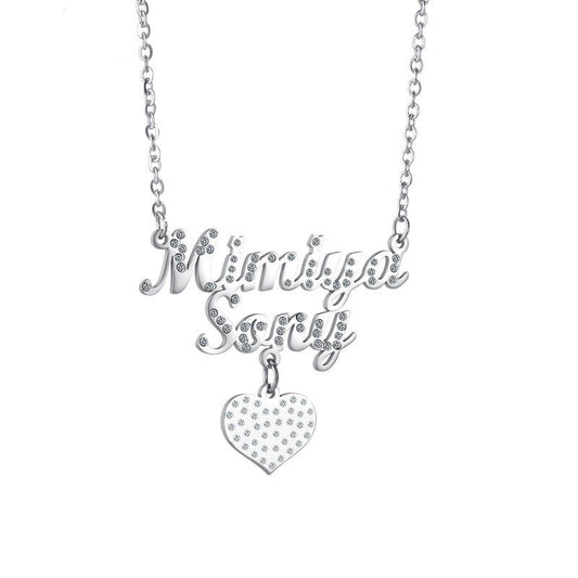 European And American Stainless Steel Personalized Necklace
