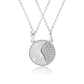 S925 Sterling Silver Button Love Letter Couple Necklace For Men And Women Creative Anniversary Jewelry