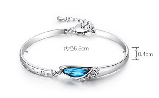 Sterling Silver Color Stone Bracelet
