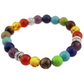 Universe Galaxy Eight Planets Natural Stone Bracelet